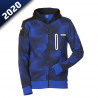 SWEAT CAMO CAPUCHE HOMME SHEF-YAMAHA PADDOCK BLUE 2020