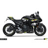 KIT DÉCO ECSTAR NOIR-JAUNE POUR GSX-8R