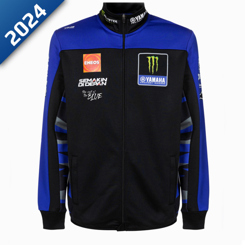 VESTE ZIPPE POUR HOMME MONSTER ENERGY YAMAHA MOTOGP TEAM REPLICA